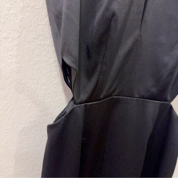 Elliatt Societies Satin Midi Dress in Black Size Small NWT - Picture 7 of 9